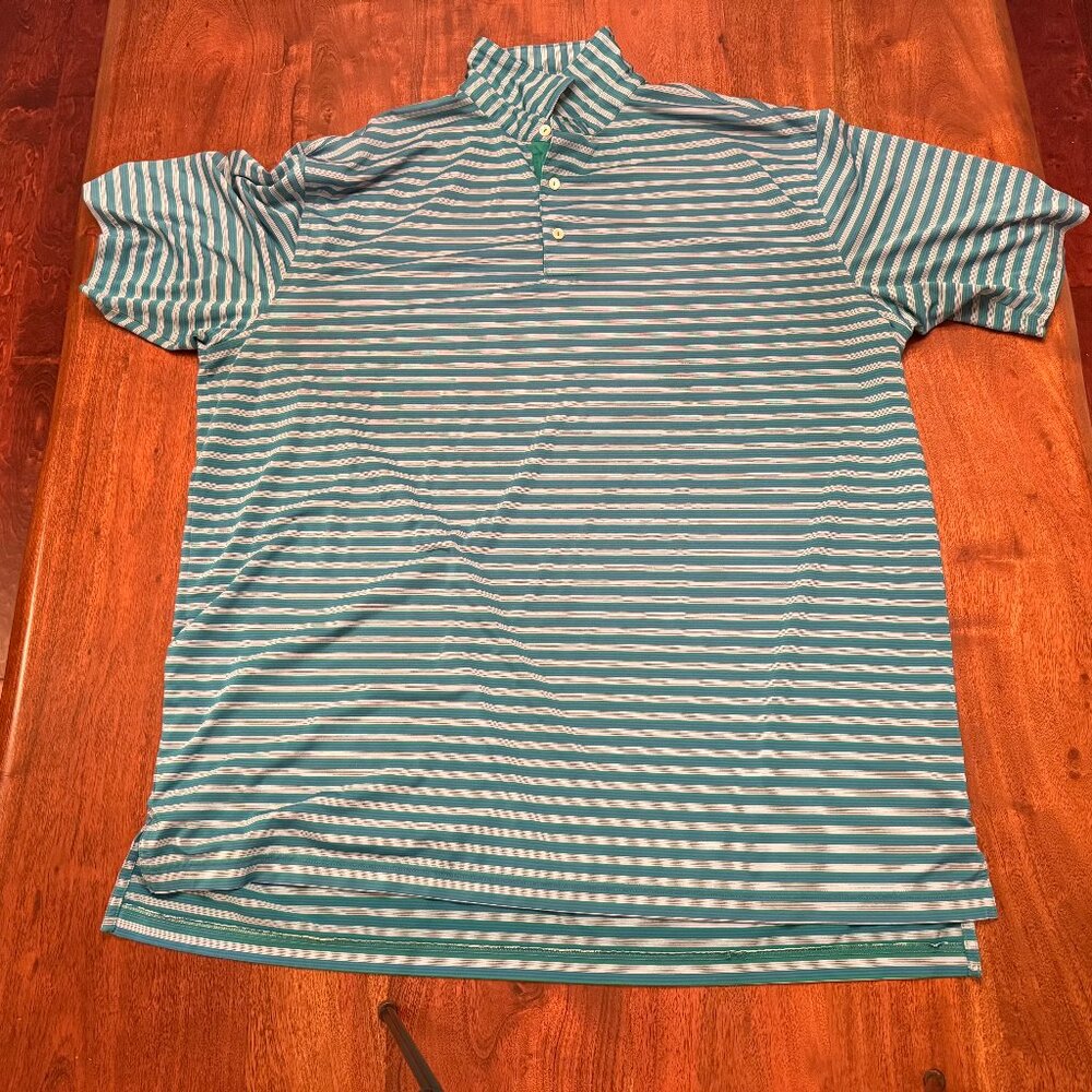 Green Peter Millar Men's Summer Comfort Performance Polo